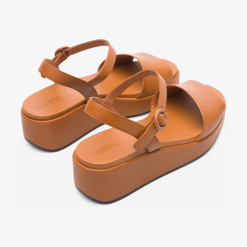 Camper Misia Sandaler Dame Brune HDYNND-455